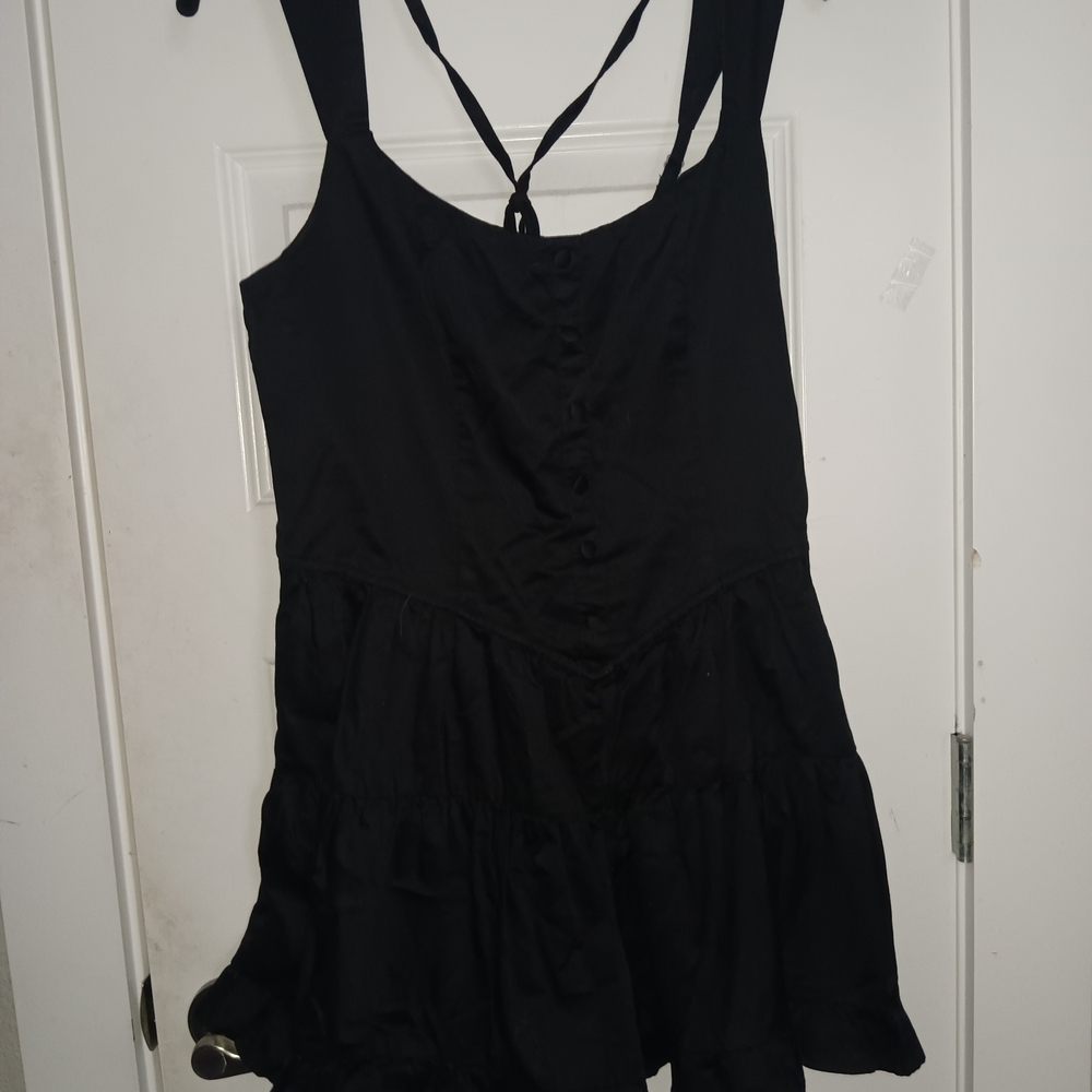 Wild Fable Black Strappy Romper